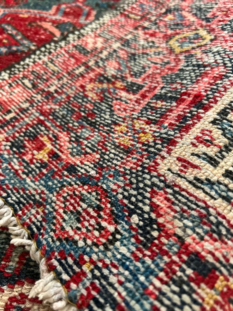 アンティーク手織りラグ