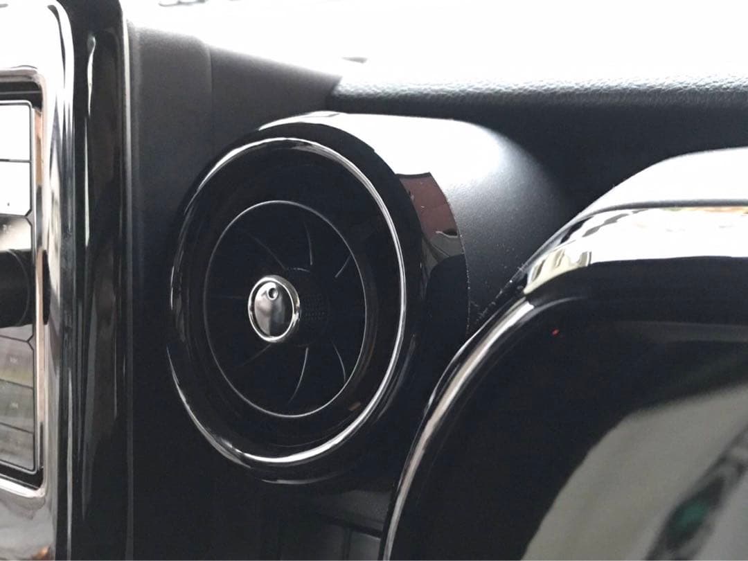 スペーシア　インテリアパネル　４点セット　ピアノブラック　スペーシアギア