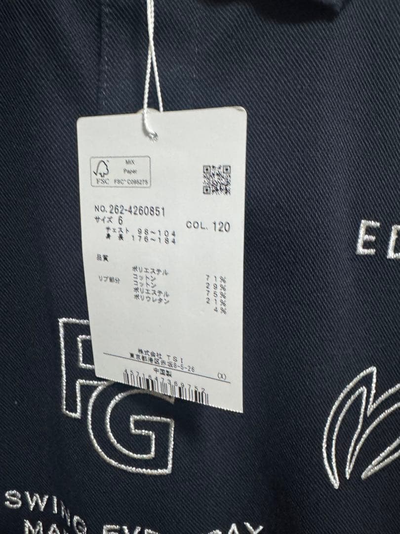 jack Bunny！ゴルフシャツ ネイビー L サイズ6