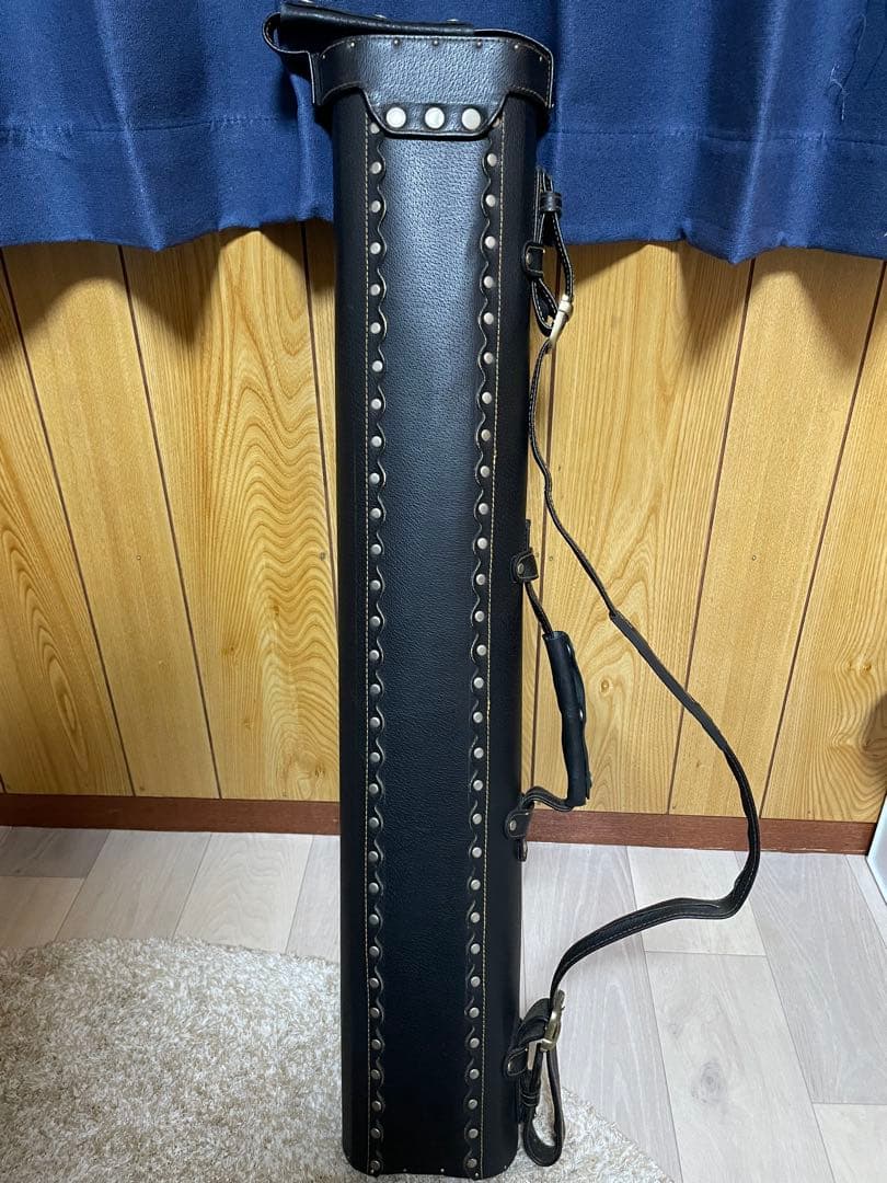 【中古品】ビリヤード キューケース (2B4S) レザー製
