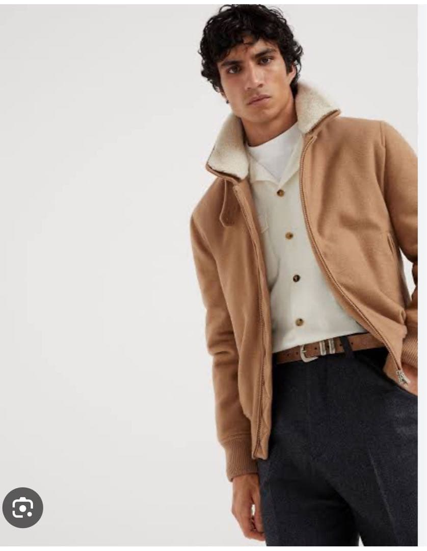 ブルネロクチネリ ボンバーファージャケット