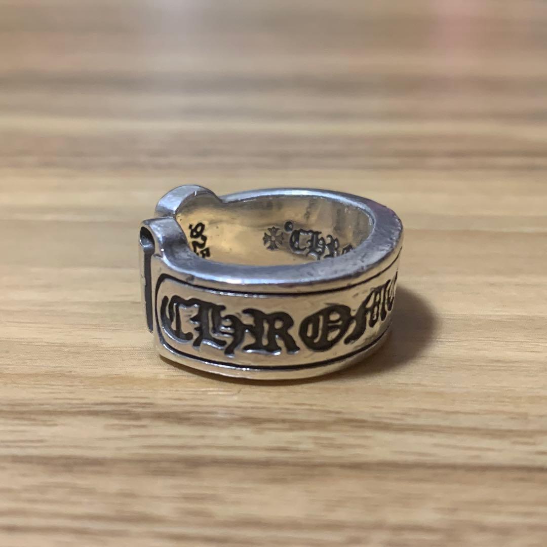 CHROME HEARTS 925 スクロールラベルリング 2005クロムハーツ