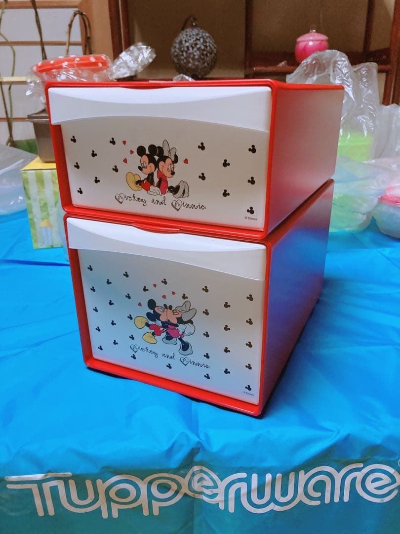Tupperware限定ミッキーマウスシステムドロア
