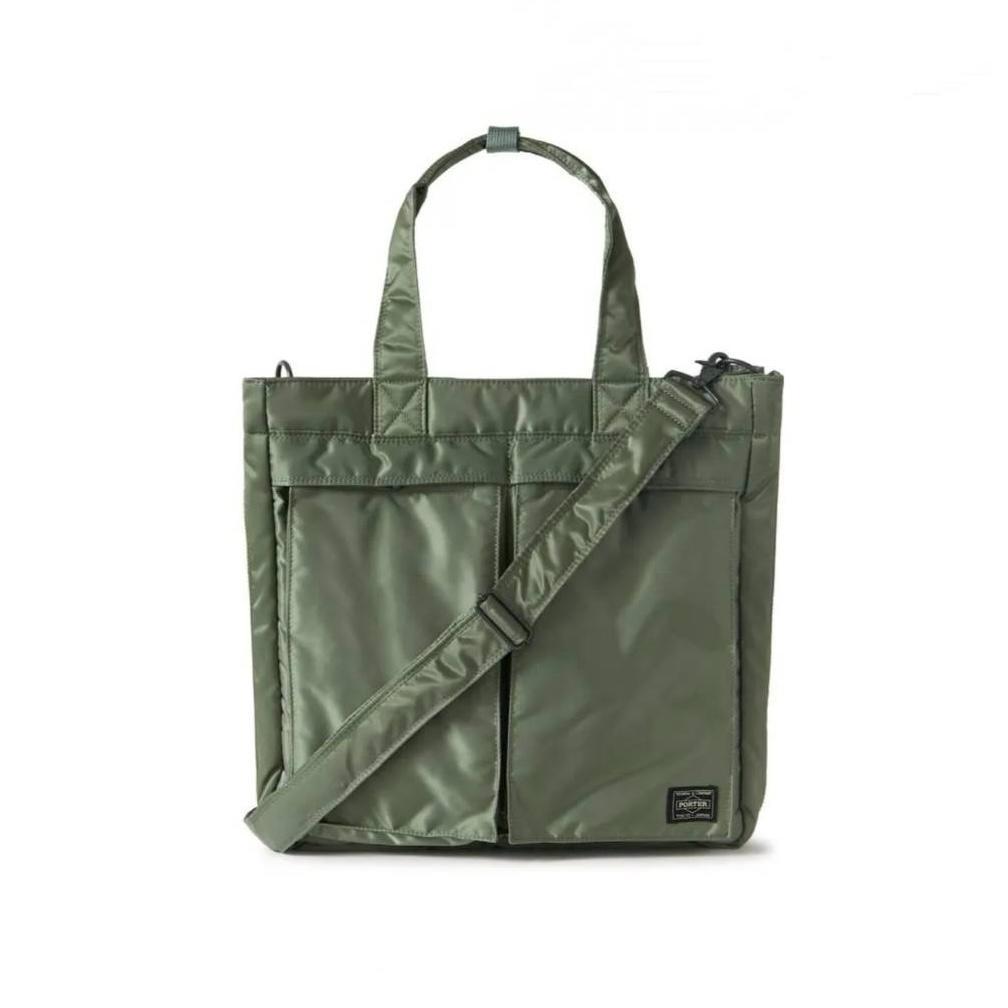 PORTER＿新型TANKER 2WAY TOTE＿タンカートートグリーン