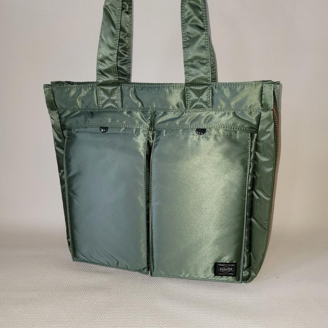 PORTER＿新型TANKER 2WAY TOTE＿タンカートートグリーン