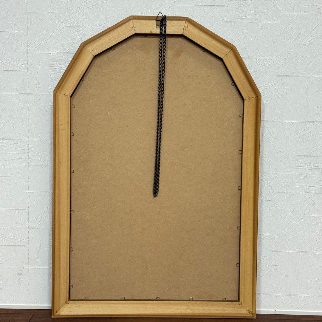 H21K16b イタリア製 アーチ型 ウォールミラー