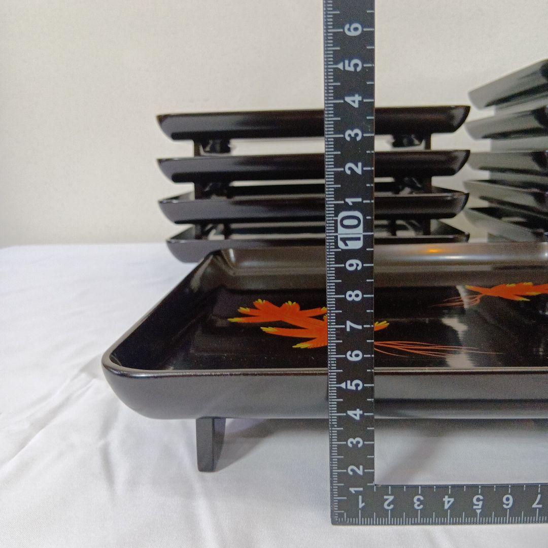 最終値下げ輪島塗　時代物　蒔絵二ノ膳10客　　 共箱