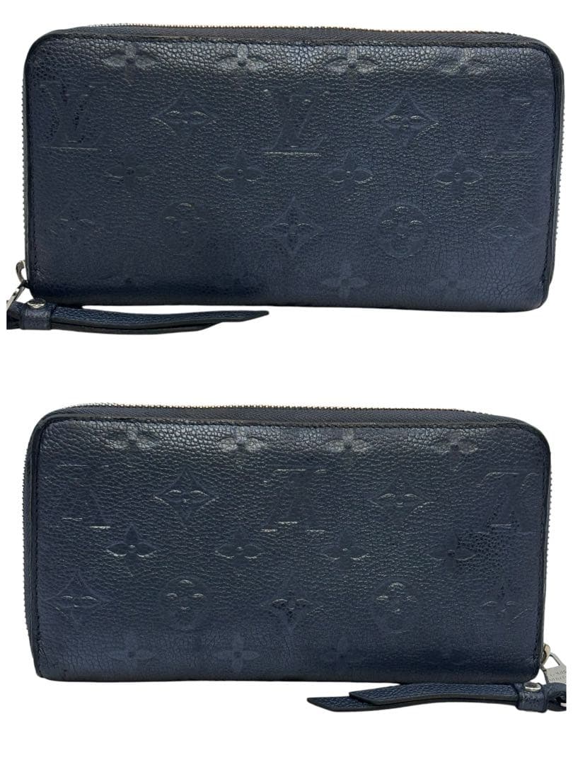 IC 限定色✨ ルイヴィトン アンプラント ジッピーウォレット メタリックブルー