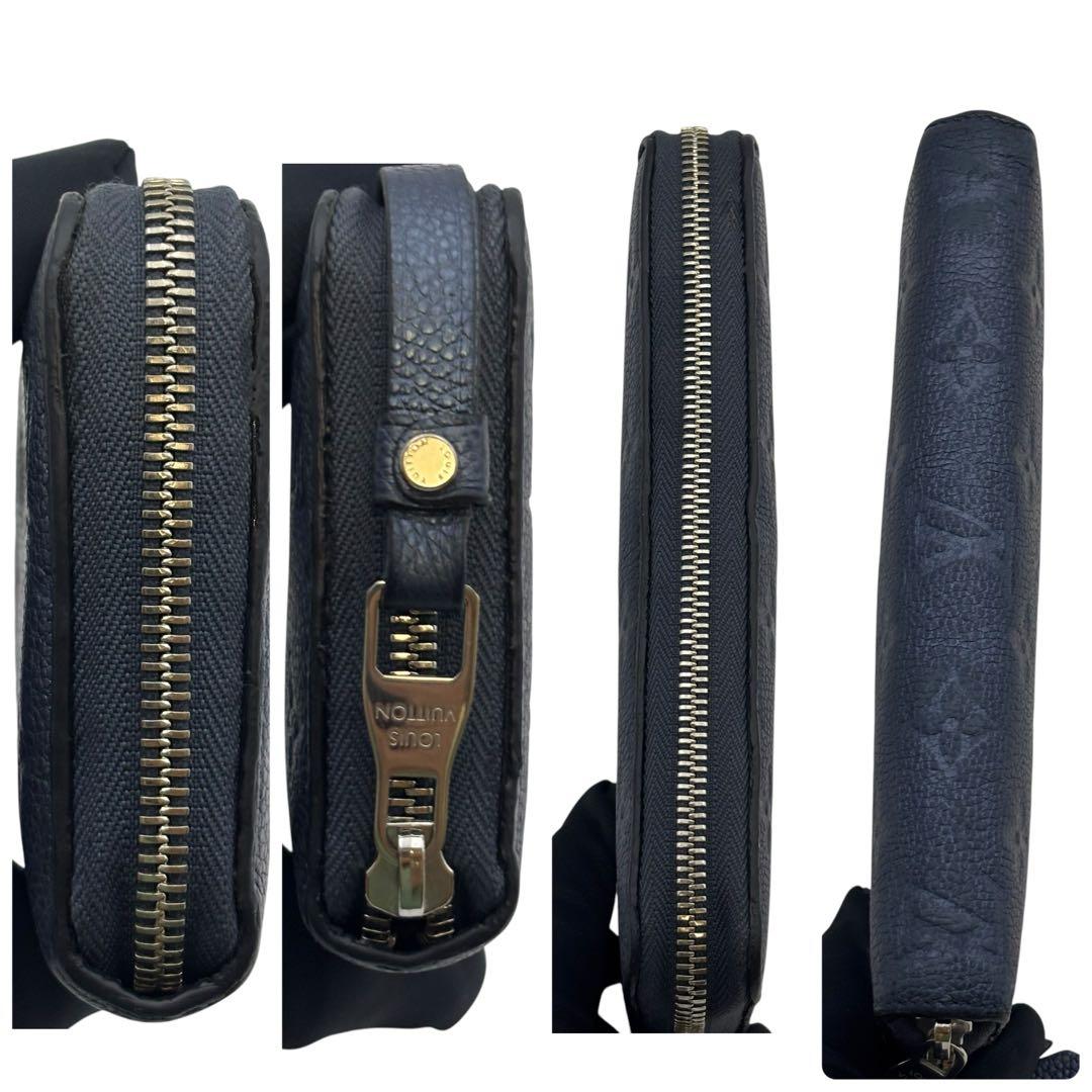 IC 限定色✨ ルイヴィトン アンプラント ジッピーウォレット メタリックブルー