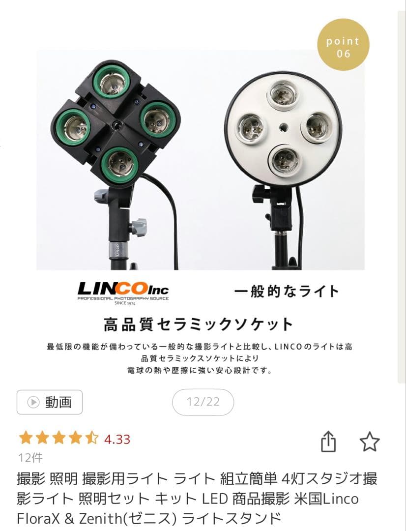 LINCO Inc. FloraX & Zenith LEDライトセット