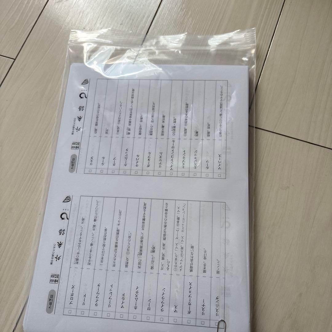 2025年浜学園小6 灘中強化本部　語彙力、カタカナ 、理科おやすみ前10分間