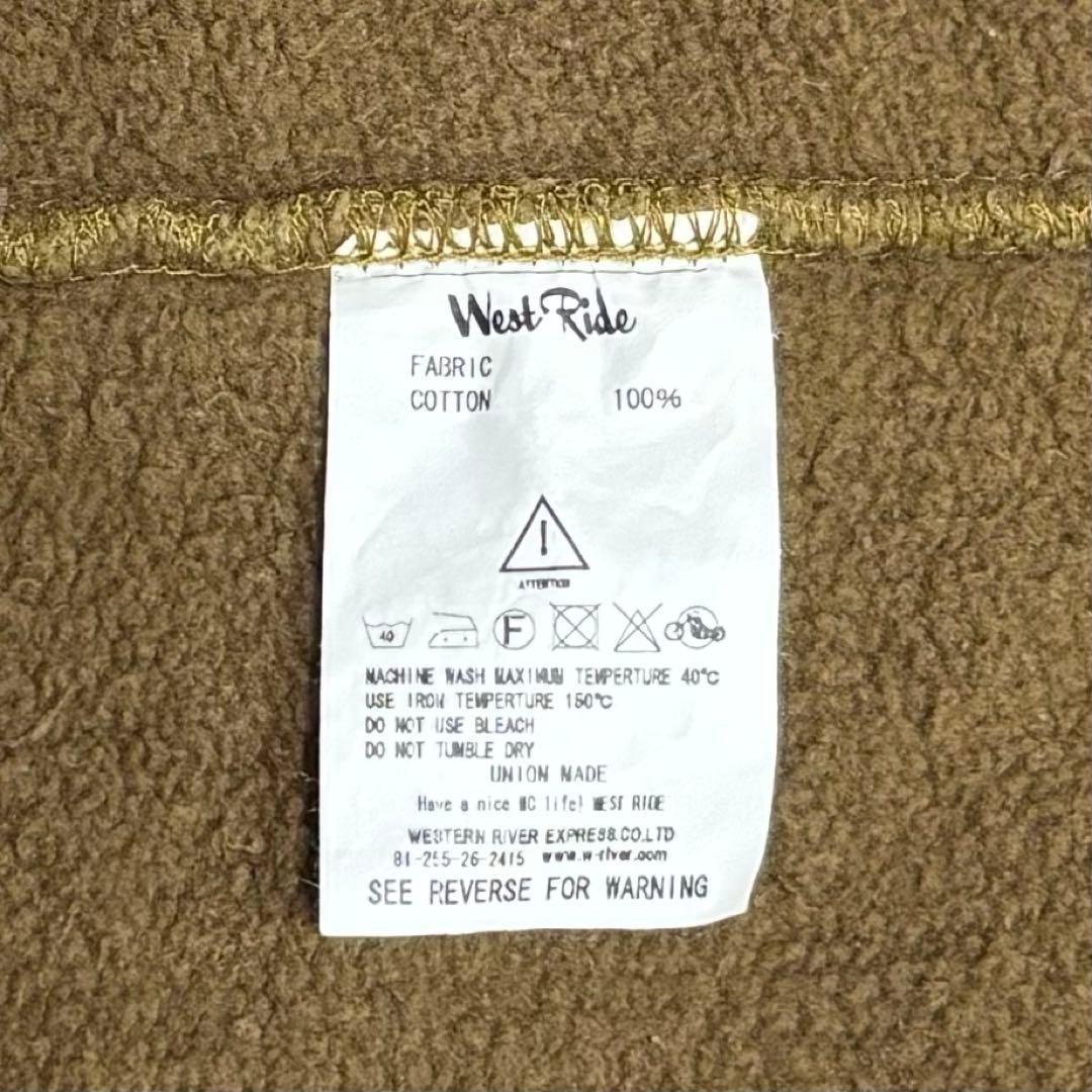 CYCLETOGS WESTRIDE カーディガン　スウェット　カーキ　バイク