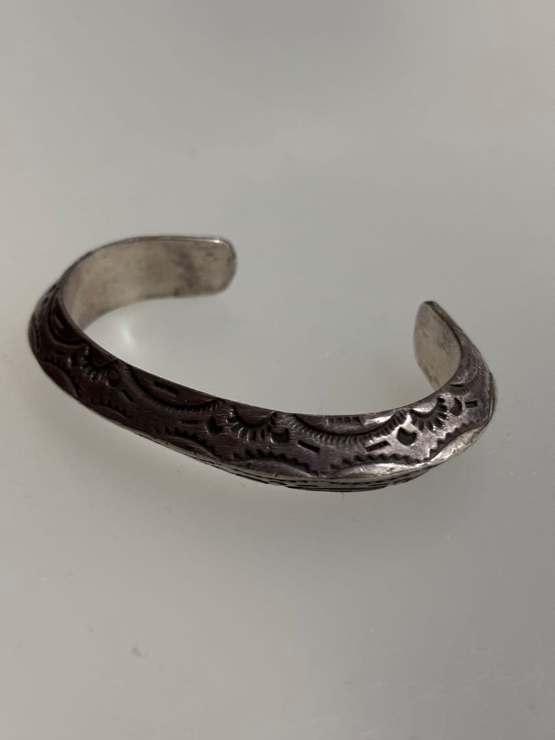 G*e様 インディアンジュエリー シルバー バングル メンズ Ray Adaka