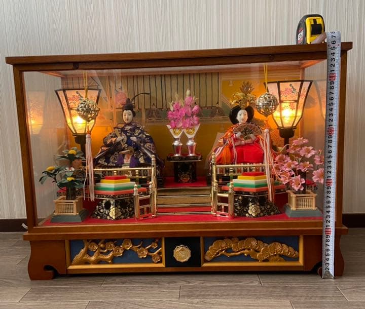 雛人形オルゴール付き