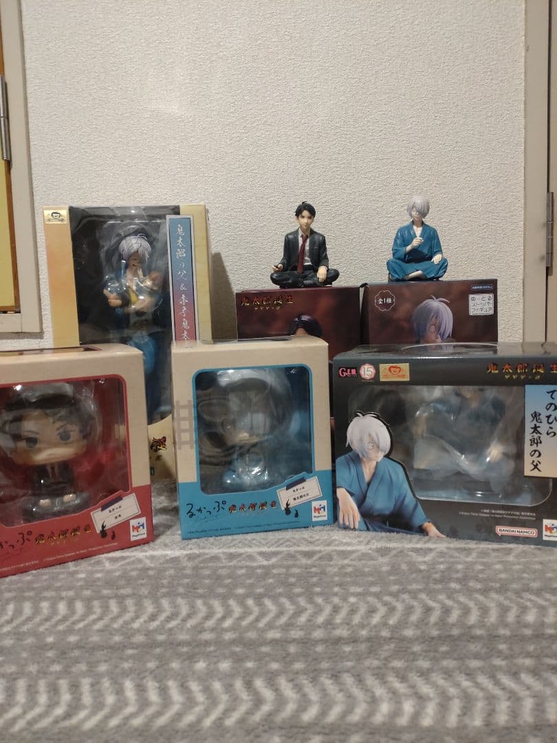 鬼太郎誕生　ゲゲゲの謎 　ゲゲ郎　水木　フィギュア 6体セット（おまけつき）