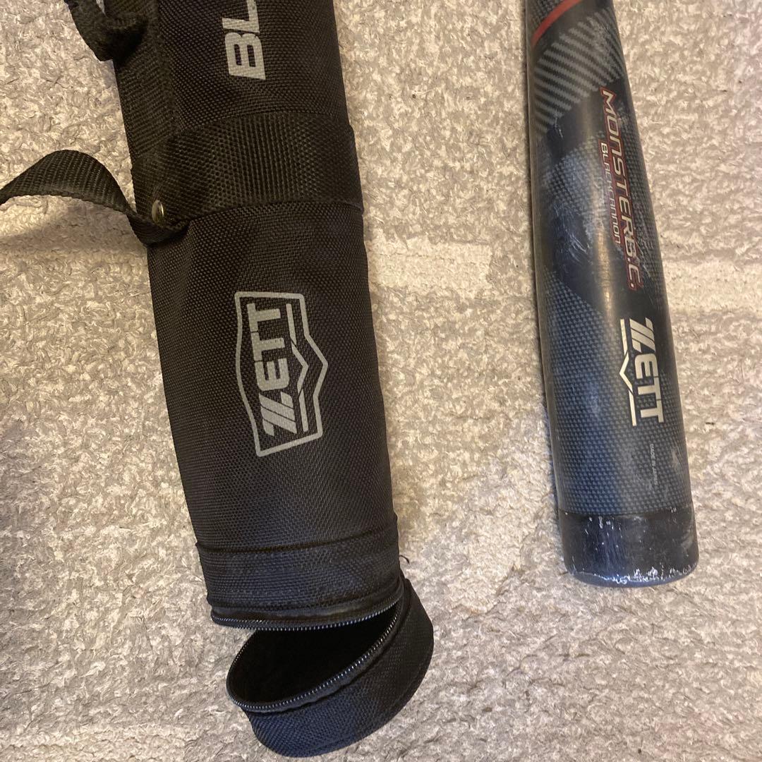 値下げ　モンスターブラックキャノン軟式バット 84cm 730g ミドルバランス