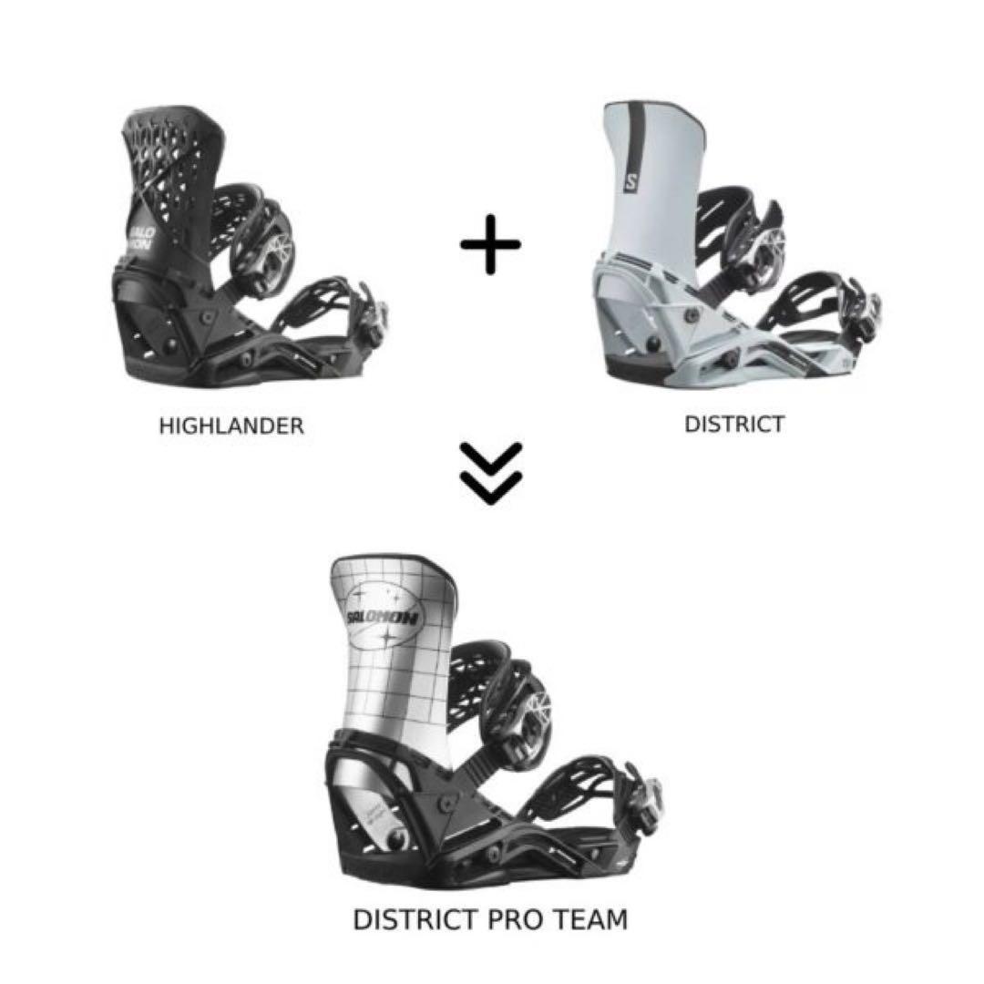 【箱付き】24-25 SALOMON DISTRICT PRO ビンディング M