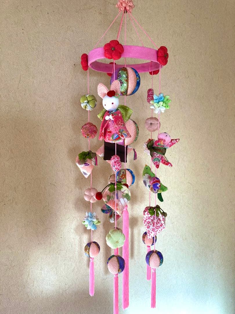 ひな祭り　吊るし雛　吊るし飾り　初節句　さげもん　ちりめん細工