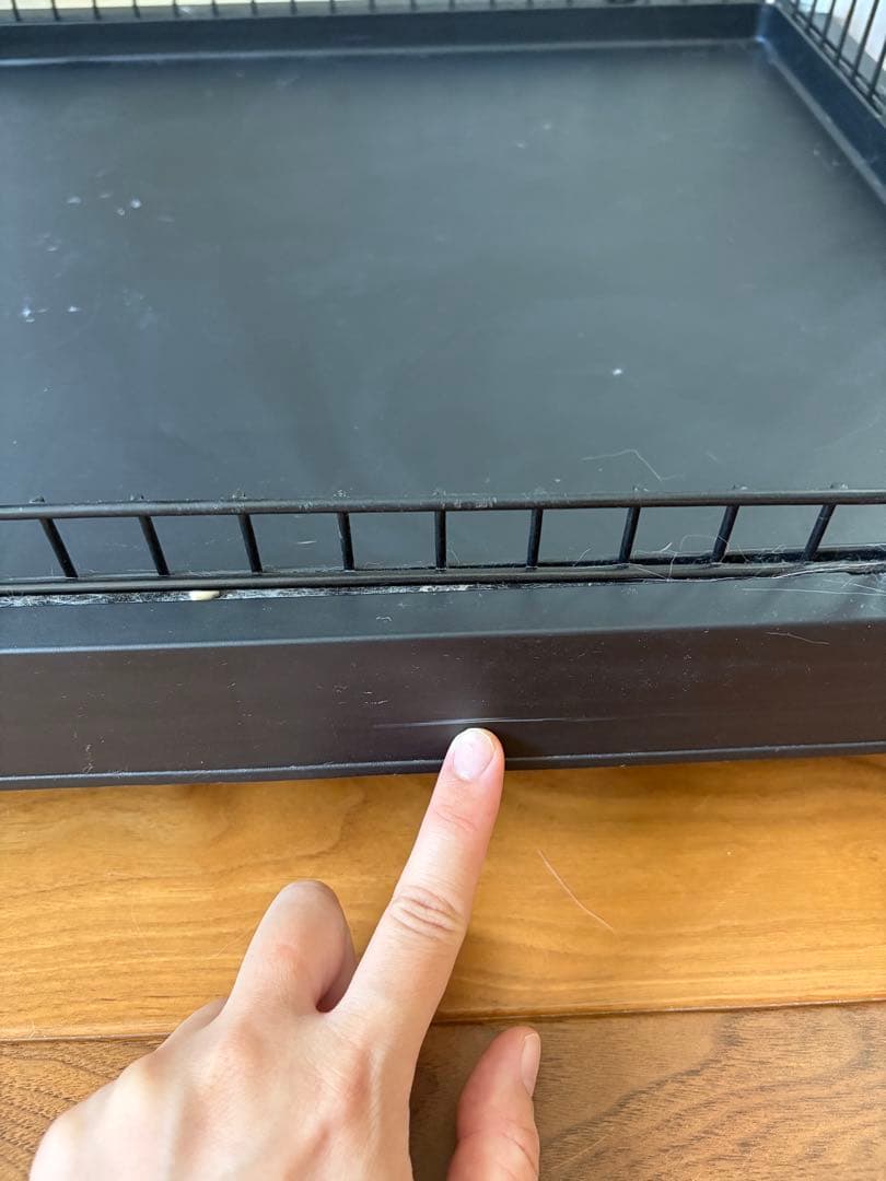 子猫用ケージ （2段・ブラック）