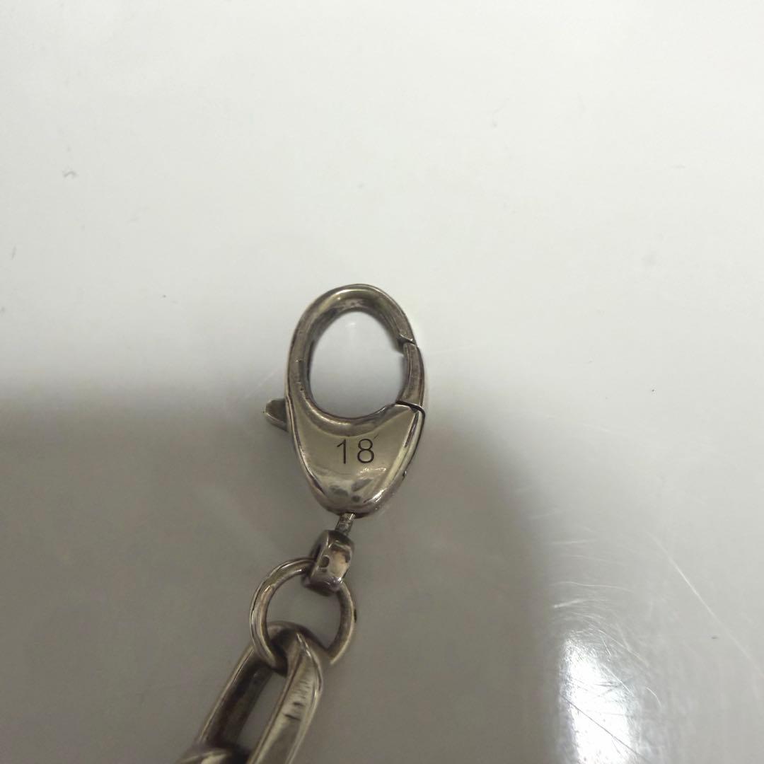 GUCCI グッチ インターロッキング チェーン ブレスレット シルバー