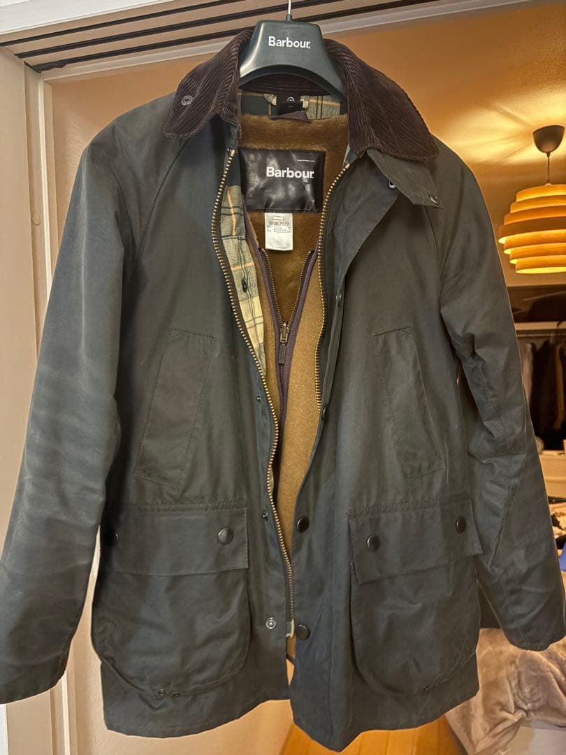Barbour SL ビデイルオリーブグリーンジャケット 36インナー36セット