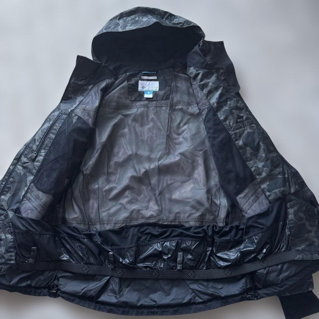 コロンビア【セットアップ】スノーボードウェアL オムニテック　カモフラ　ベージュ