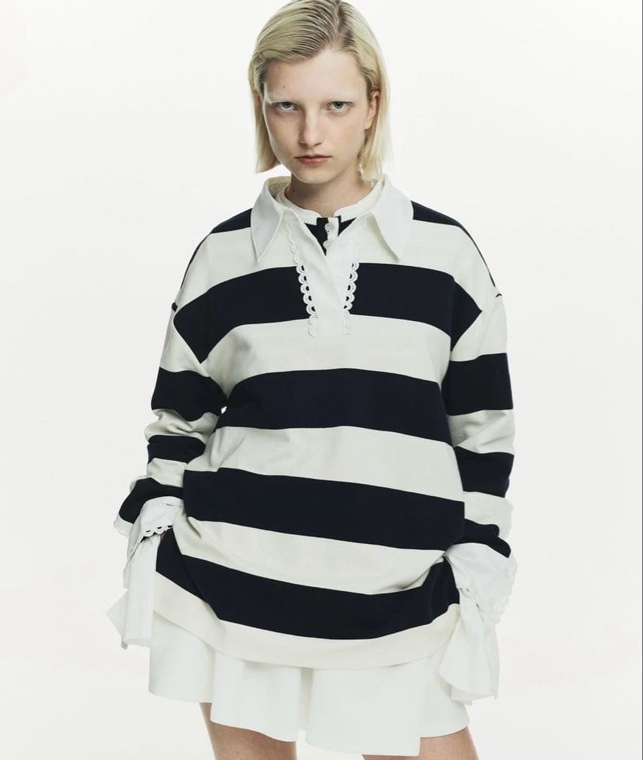 トップス Bibiy FRANCINERUGBYTOP