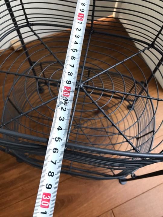 アンティーク風　3段かご