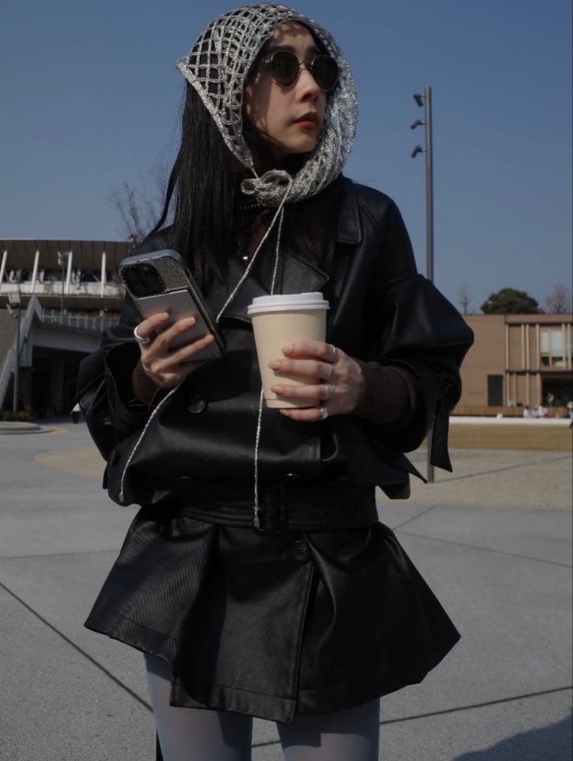 ジャケット・アウター Ameri vintage DADDY MIDI TRENCH COAT