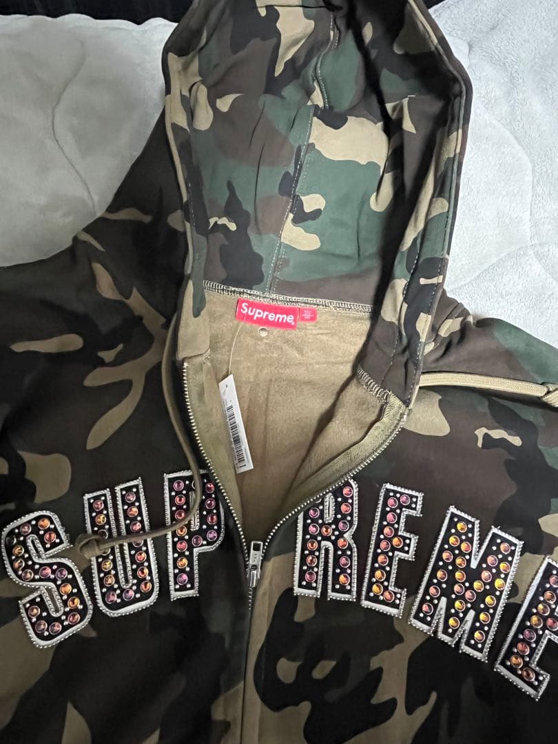Supreme × B.B. Simon Camo ジップパーカー S