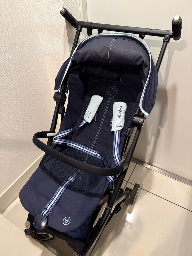 リベル2022ネイビー 折りたたみ式ベビーカー
