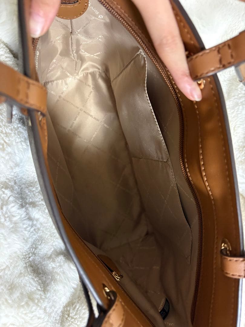 マイケルコース トートバッグ A4サイズ可 35F3GTVT3B BROWN