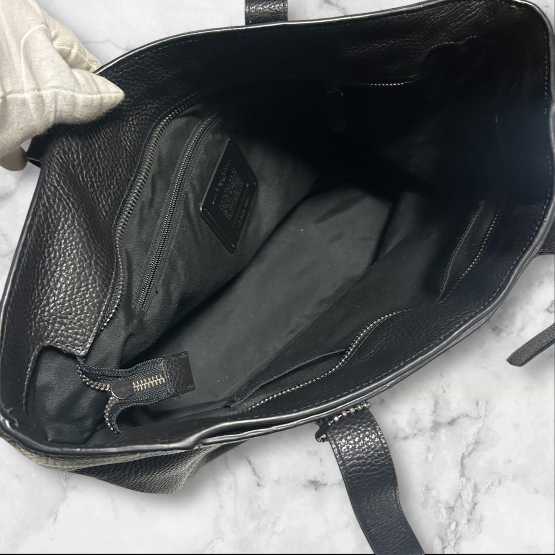 mizuki 極美品】COACH コーチ トートバッグ レザー ブラック