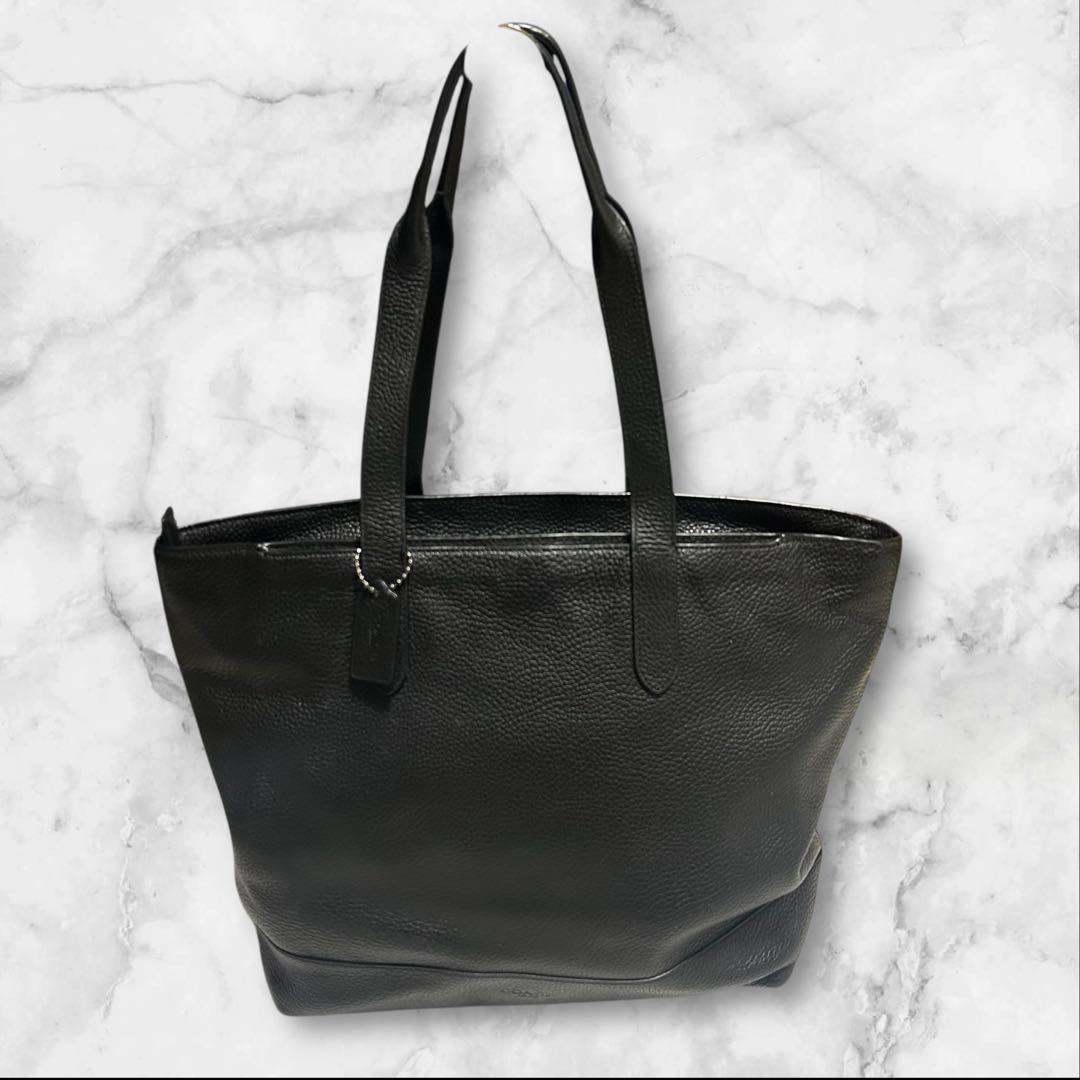mizuki 極美品】COACH コーチ トートバッグ レザー ブラック