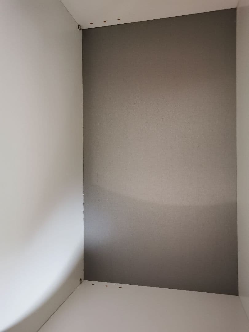 棚　本棚　波形デザイン木製ラック 4段 赤白　レトロ　高橋木工所　東京インテリア