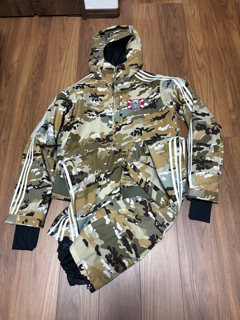 美品 希少 3XL シグネチャー adidasスノーボード 國母和宏 ウェア