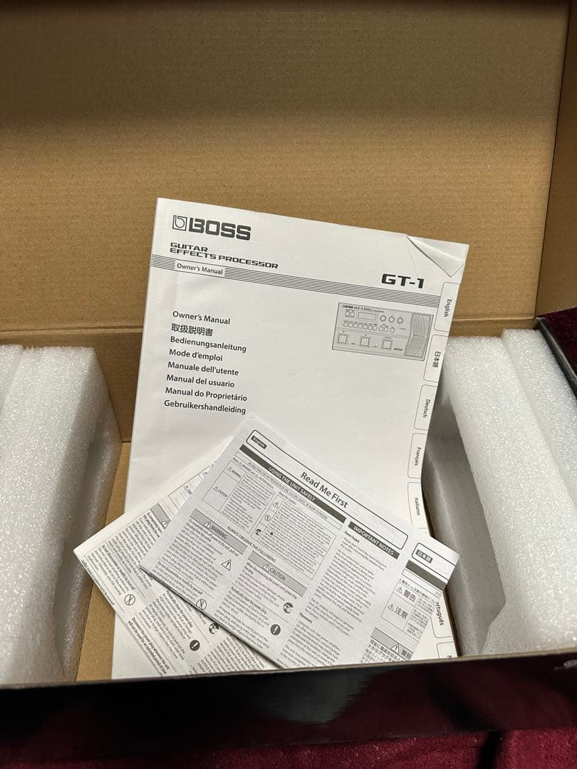BOSS GT-1 エフェクターと教科書セット