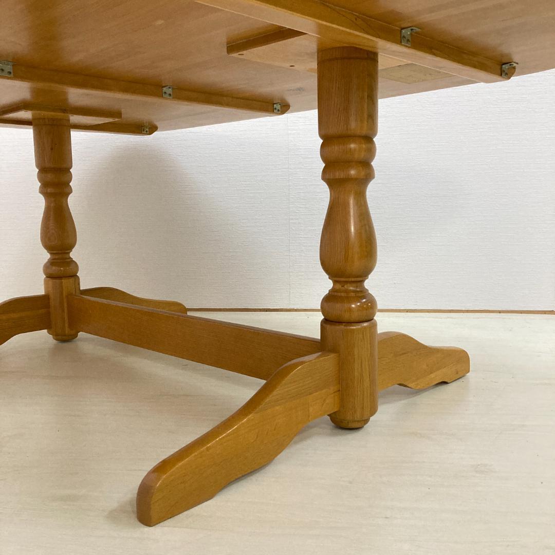 【柏木工】オーバル型　ダイニングテーブル　180ｃｍ　レトロ