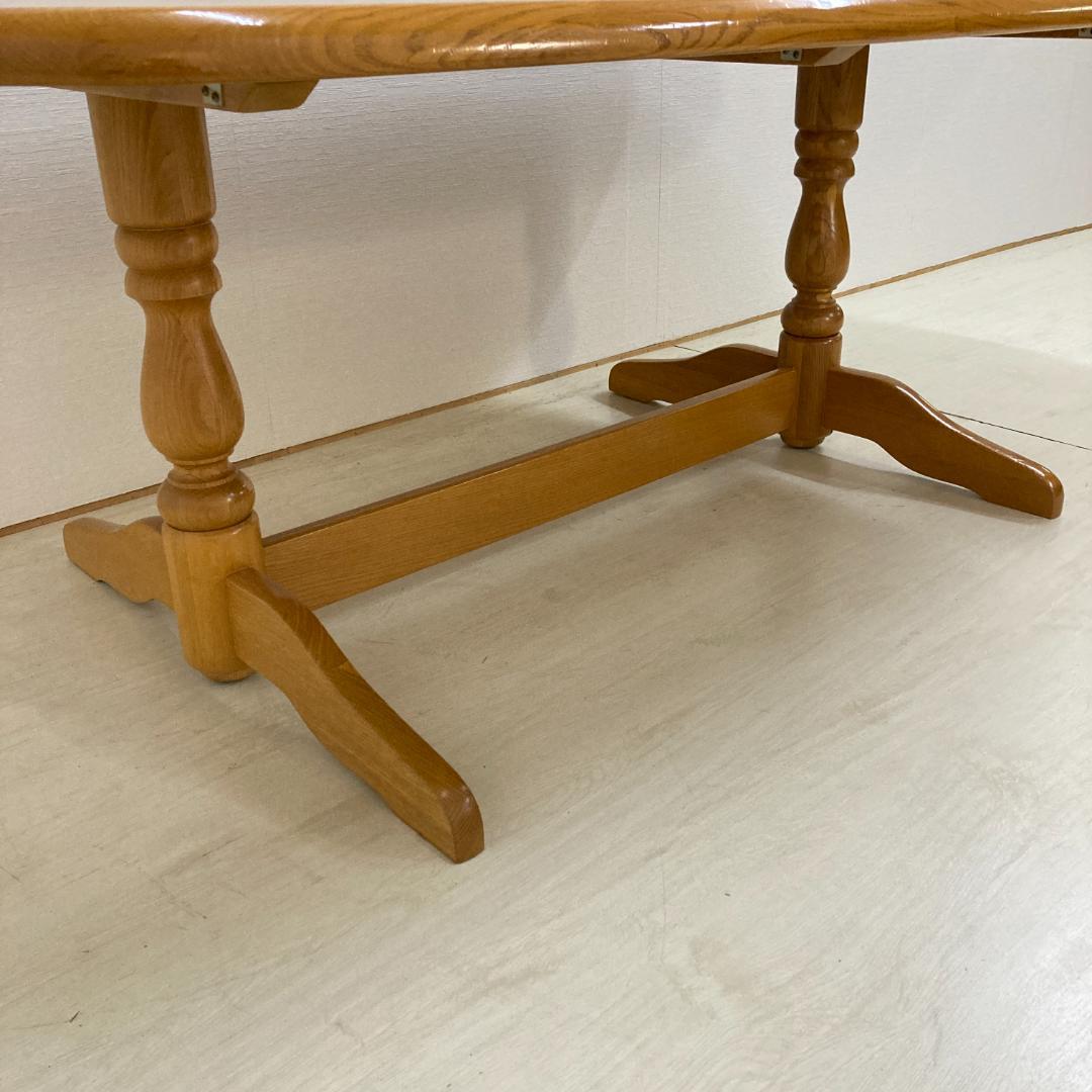 【柏木工】オーバル型　ダイニングテーブル　180ｃｍ　レトロ