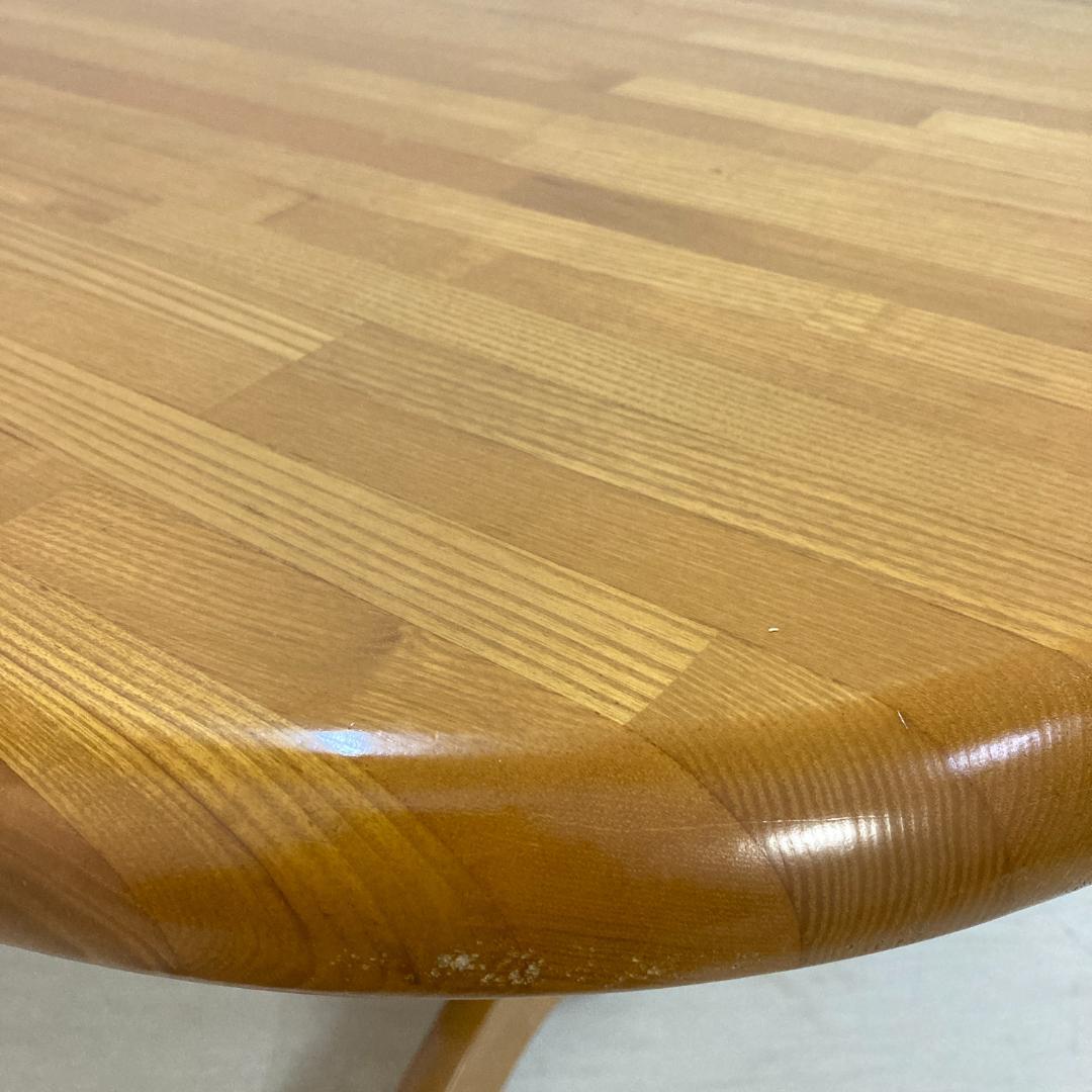 【柏木工】オーバル型　ダイニングテーブル　180ｃｍ　レトロ