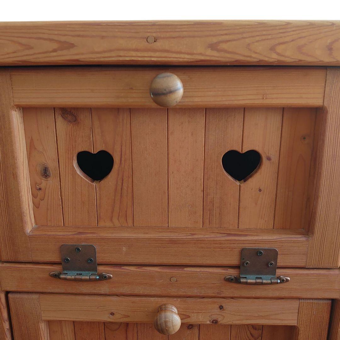 カントリー家具 キャビネット チェスト パイン材 パタパタ扉 ナチュラル