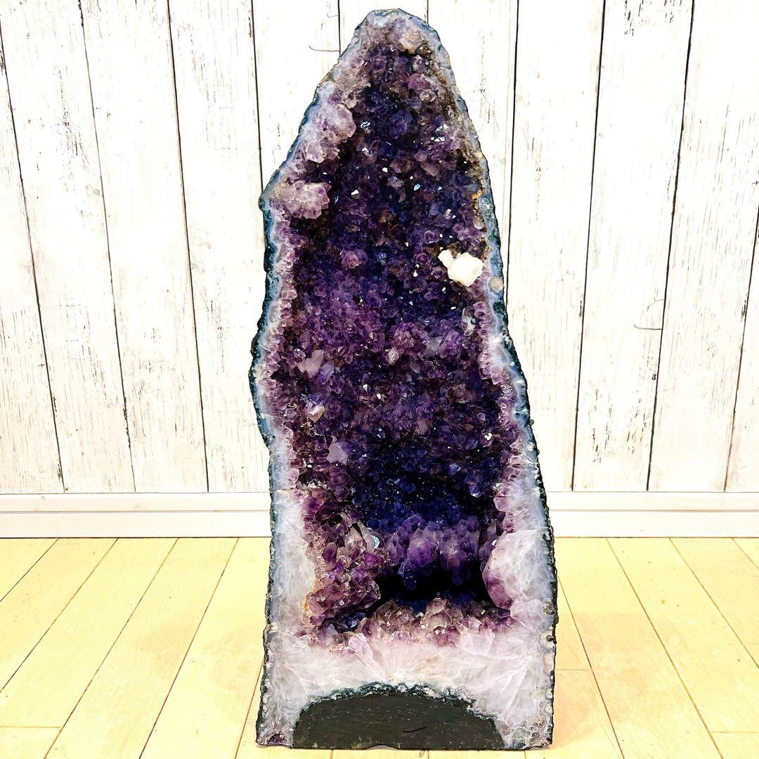 アメジストドーム　天然石　大型　高さ54cm 横幅23.5cm 奥行き22cm