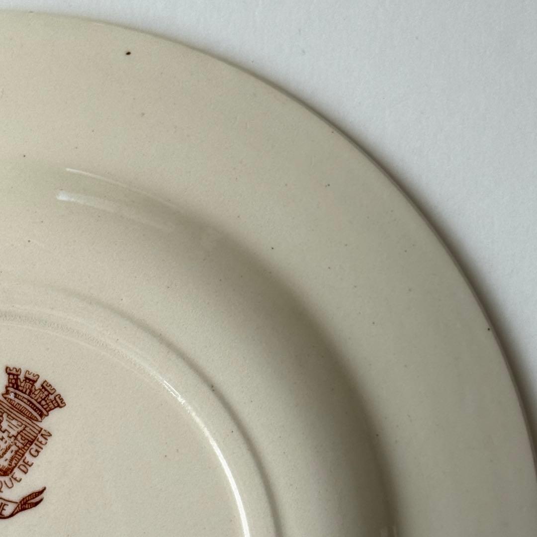 フランスアンティーク　GIEN　ジアン　秋の花　FLEURS D'AUTOMNE