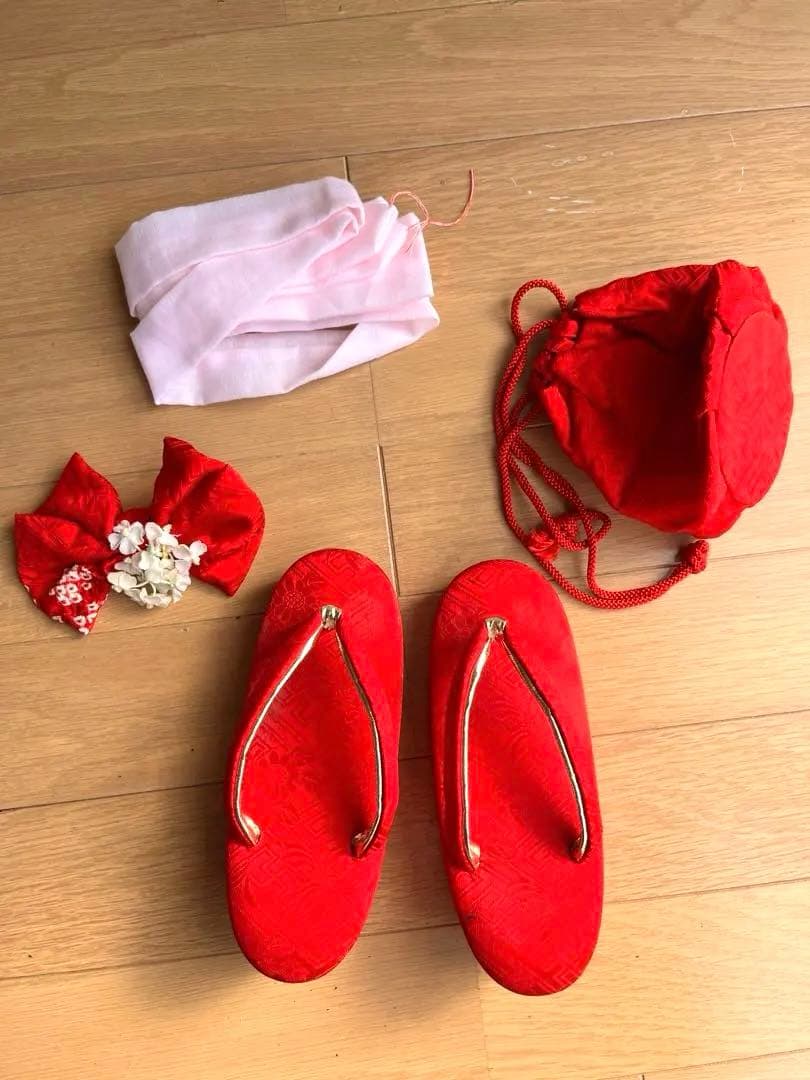 【3歳女の子七五三】正絹 被布セット