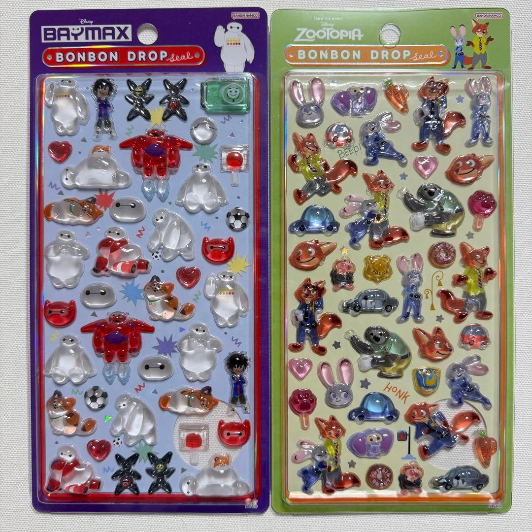 ディズニー ボンボンドロップシール 第二弾コンプリート　モンチッチ