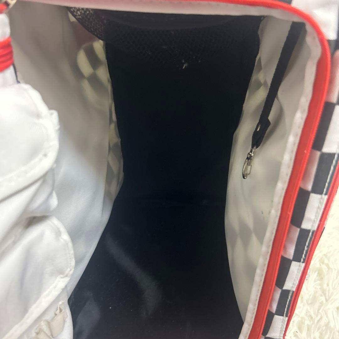 【良品】希少デザイン　ZUCA 座れるキャリーバッグ　ブロック調