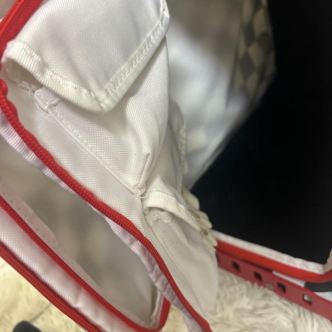 【良品】希少デザイン　ZUCA 座れるキャリーバッグ　ブロック調