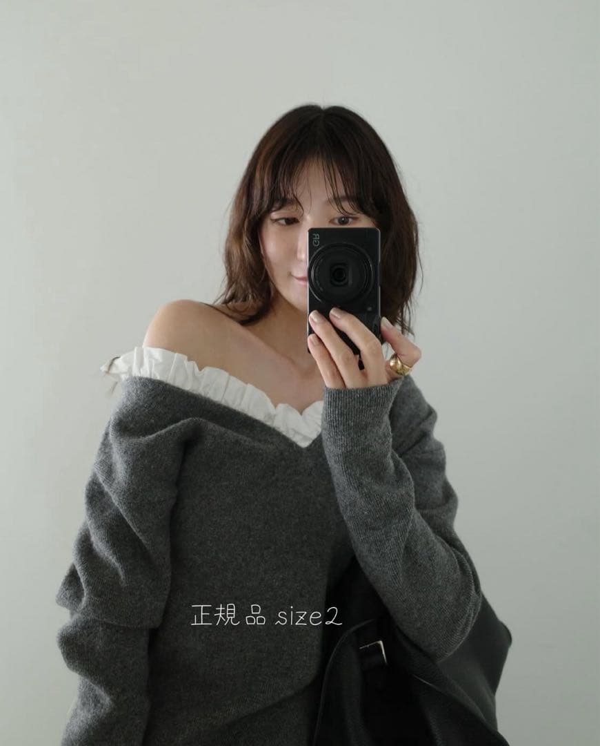 正規品【CLANE 】今期新作 即完売ニットsize２