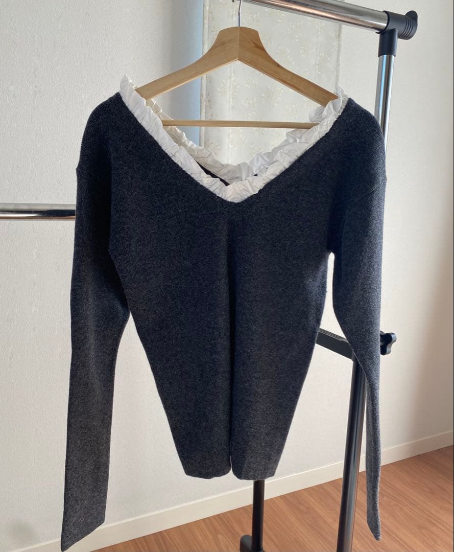 正規品【CLANE 】今期新作 即完売ニットsize２