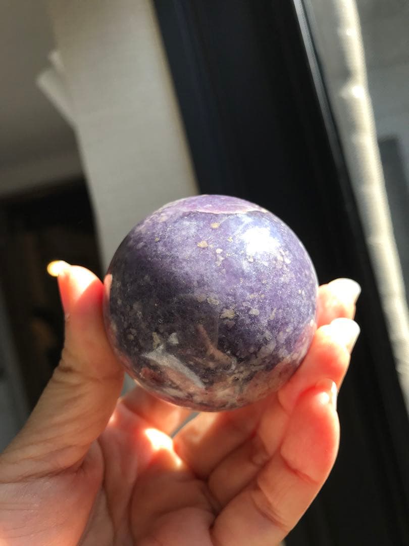 ☘️レア❤︎ユニコーンスフィア 丸玉　天然石　パワーストーン